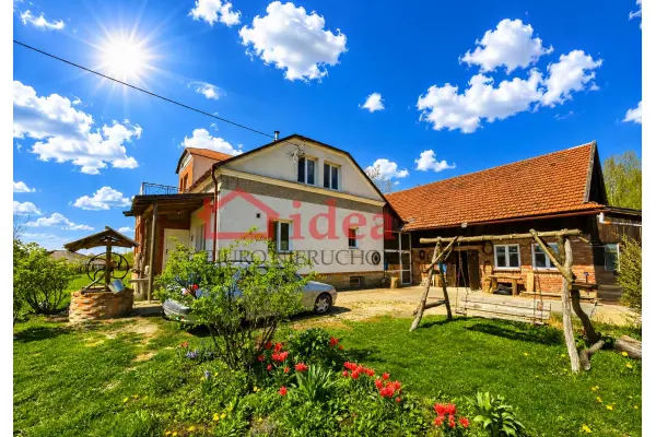 podkarpackie, brzozowski, Domaradz, Dom na pieknej działce z fotowoltaiką